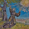 Foto: Dipinto di Padre Pio Chiesa di Piana Romana Pietrelcina - Chiesa Piana Romana  (Pietrelcina) - 2
